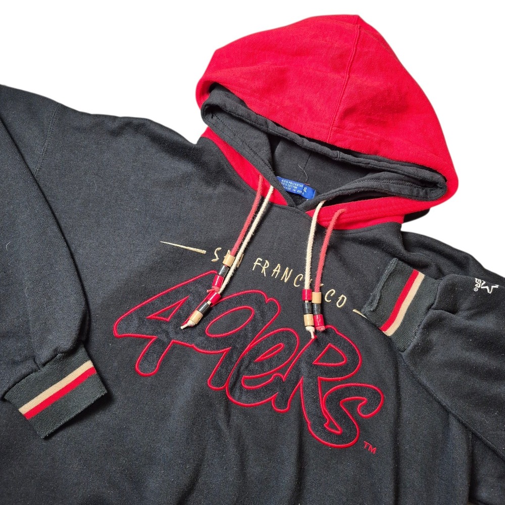 VTG Starter San Francisco 49ers Men's‎ XL Double Hood NFL Hoodie